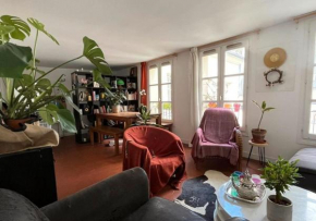 Chambres privées dans grand T4-Paris plein-centre